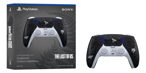 Controlador sem fio Dualsense The Last Of Us Ed Limited Ps5 cor branco/preto