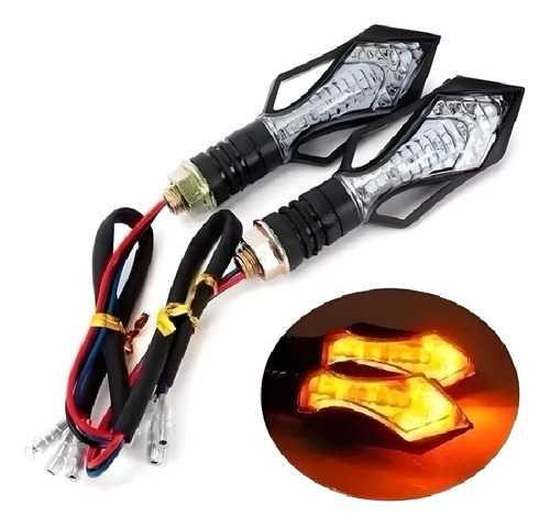 Pisca De Led Seta Flecha Esportiva Moto Espada Par