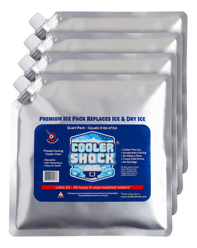 Bolsas De Gel Refrigerantes Reutilizable Paquete De 4 Piezas