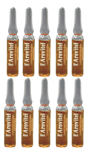 Arovitel Extrato De Jaborandi 2ml Kit C/ 10un 