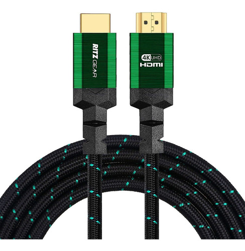 Cable Hdmi 2.0 4k De 8 Pies [paquete De 3] De Ritzgear. Cabl