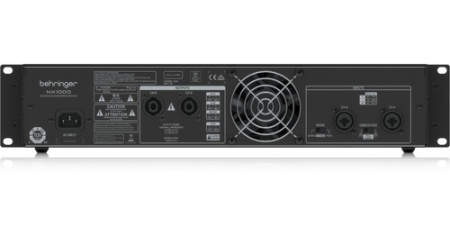 Imagen 2 de 2 de Amplificador De Potencia Behringer Ultraligero De 1000 Watt