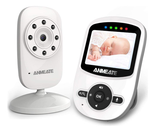 Anmeate - Monitor De Video Para Bebé Con Cámara Digital