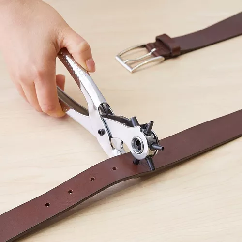 Pinza Perforadora Para Cuero Cinturón Cinturones Sacabocado