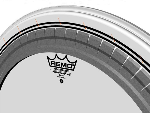 Parche Remo Usa Bombo 18 Powerstroke 3 Clear