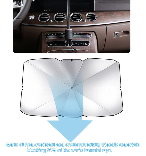Sombrilla Sol Plegable Para Ventanilla Coche, Bloque D