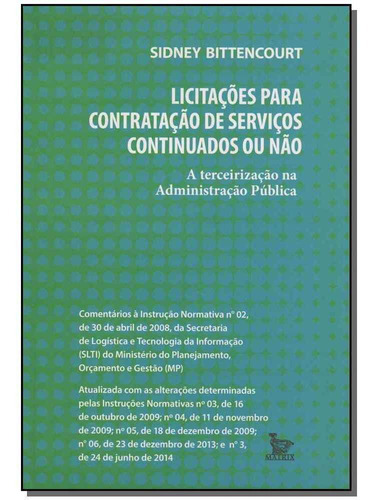 Licitaçes Para Contratação De Serviços Continuados Ou Não