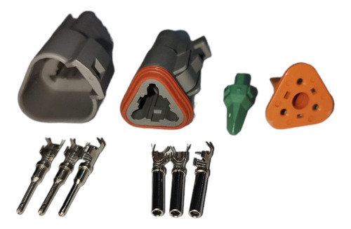 Conectores Deutsch 3 Pines Serie Dt06 Dt06-3s Y Dt04-3p