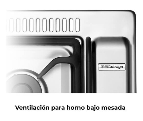 Anafe A Gas Longvie A2600rxf Inox Rejillas De Ventilación