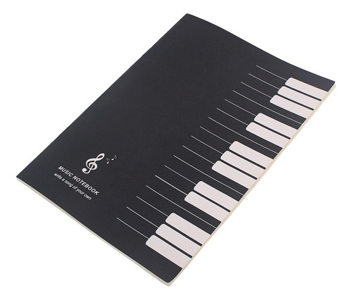 Partituras Hoja Notas Cuaderno Pestaña Palo De Música Nota
