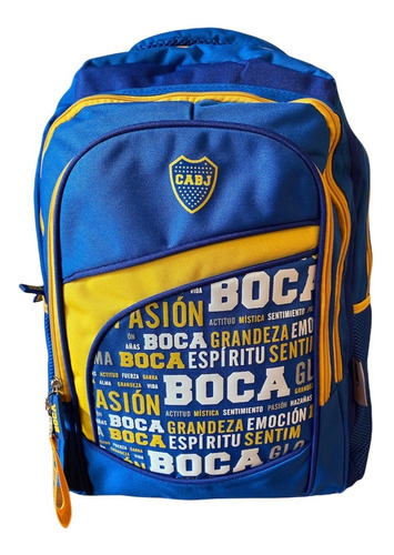 Mochila Grande River Plate Boca Jr Lic Oficial Portanotebook