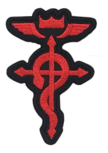 Patch Termocolante - Full Metal Alchemist - Flamel Cross