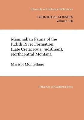 Libro Mammalian Fauna Of The Judith River Formation (late...