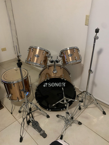 Batería Sonor Smart Force Brushed Copper - Con Pedal Tama Dorado