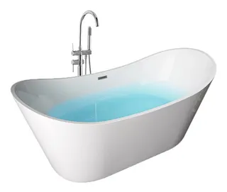 Tina Baño Minimalista Moorea Salida De Tina Regadera Desagüe