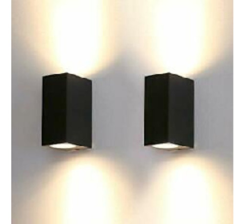 Lampara Decorativa Para Pared Negra 6w Led209-n