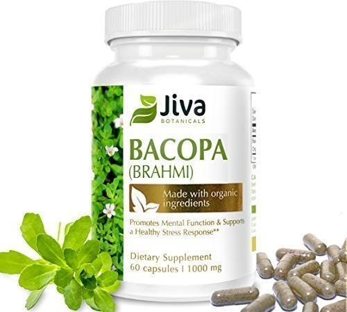 Bacopa Monnieri 1000mg Memoria Stress Concentracion. 