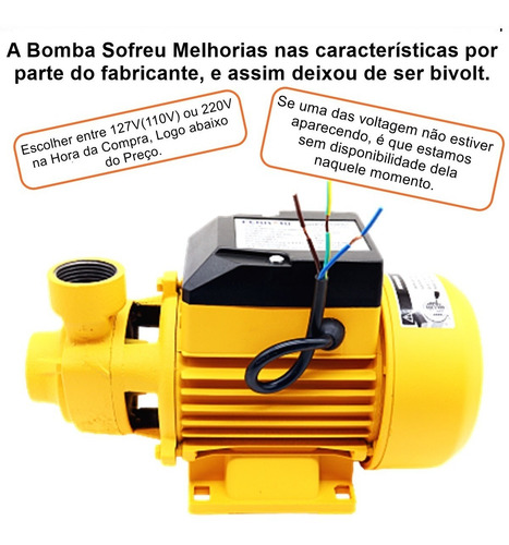 Bomba D Água Periférica Acquapump 1/2 Cv Bivolt-ferrari