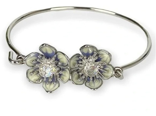 Pulsera Swarovski Crystals Eternal Bloom Flower Brazalete