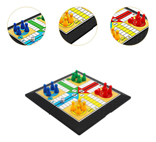 Juego De Ludo, Juego De Mesa Plegable, Juguete Interactivo
