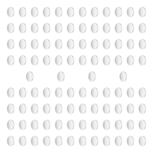 ) 100 Piezas De Etiquetas De Disco De Acero Inoxidable En ,