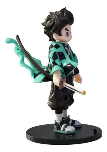 Figura De Demon Slayer Tanjiro Kamado 16cm Pvc Anime