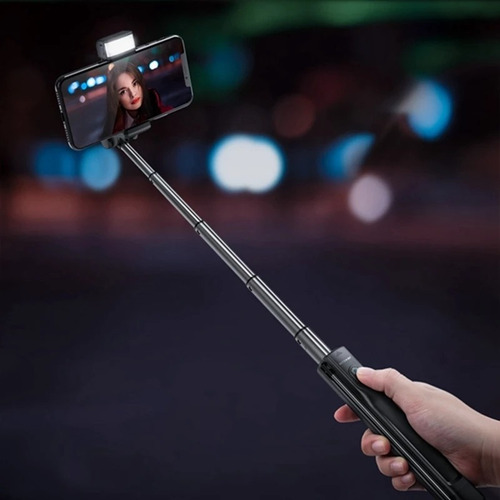 Blitzwolf Selfie Sticks 3 En 1 Led Tripode Bluetooth