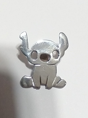 Dije Stitch Con Cadena De Plata 925 Lilo Y Stitch Disney
