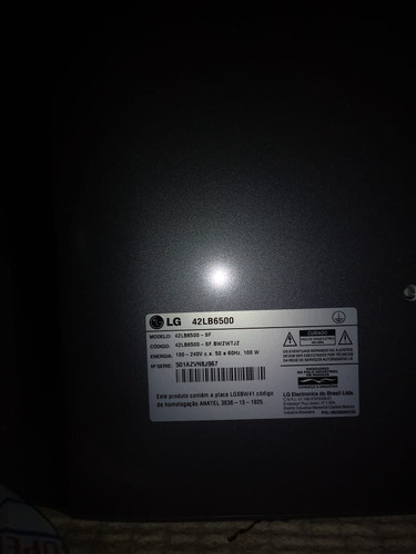 Imagem 9 de 9 de Tv Led 3d Smart 42lb6500 Tela Quebrada