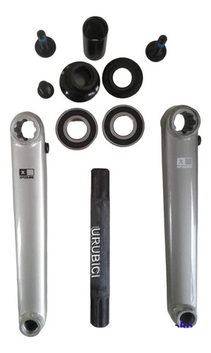 Caja Centro, Eje, Palancas Exposure Hurricane Crank. Bmx.