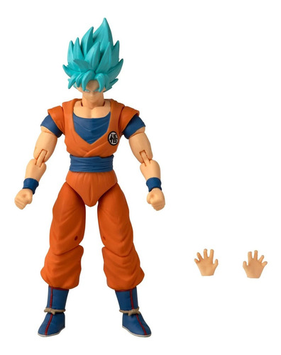 Figura De Acción Goku Super Saiyan Blue Dragon Stars Bandai | Envío gratis