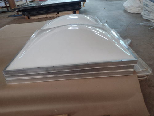 Kit 7 Domus Claraboia Acrílico 0,60x0,60 Lazertek