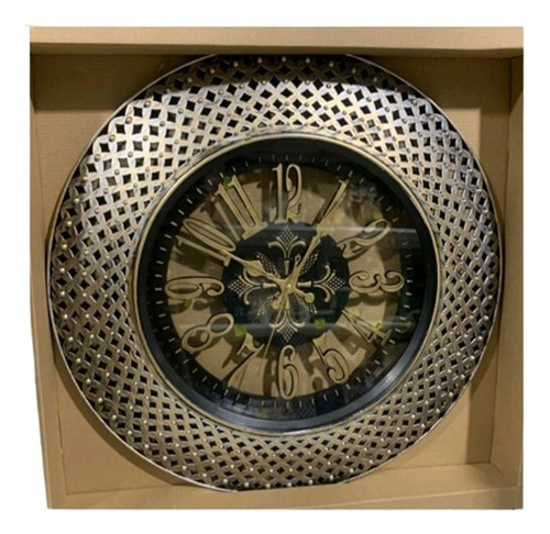 Reloj Mural Decorativo Dorado 50cm