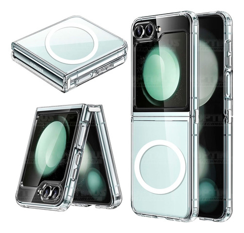 Carcasa Protectora Transparente Para Samsung Galaxy Z Flip5