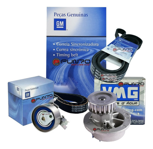 Kit Distribucion Classic 1.4 8v 2011 - 2016 Original Gm.