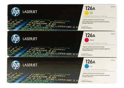 Toner Hp 126a Ce311a Ce312a Ce313a Cian Magenta Amarillo