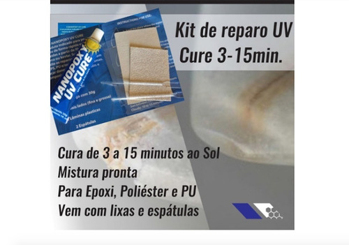 Kit Reparo Pranchas - Resina - Uv Mix 28g