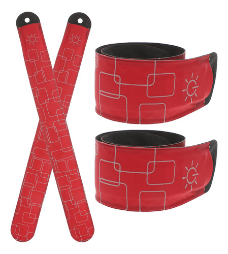 Tobilleras Led Ajustables Para Caballos, 4 Unidades, Para Eq