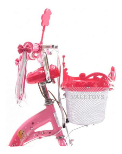 Bicicleta Blessed Princess Aro 16 Para Niña Con Canasto