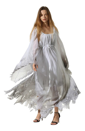 Disfraz De Fantasma Aterrador Para Mujer, Ideal Para Disfraz