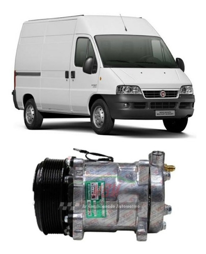 Compressor De Ar Ducato Jumper Boxer 2.3  Multijet + Suporte