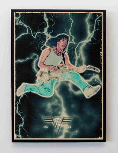 Cuadro 33x48cm Poster Eddie Van Halen