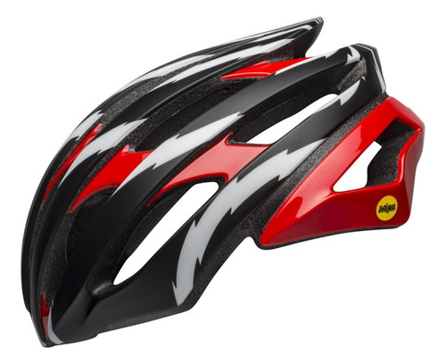 Casco Bicicleta Ruta Policarbonato Stratus Mips Bicolor Bell Color Negro Talla G