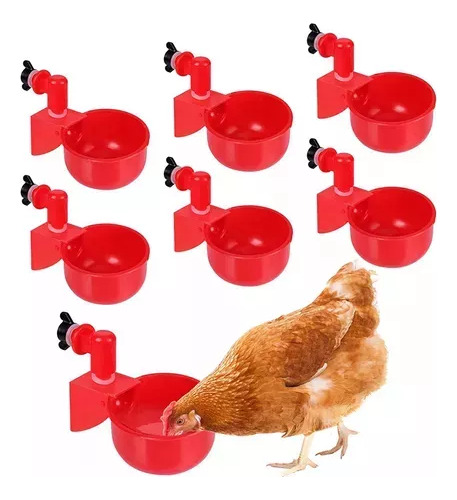 Vasos De Agua Para Pollo Con Llenado Automático De Pollo