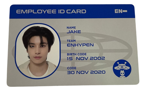 Photocard Enhypen Jake Ver. Ggu Ggu Id