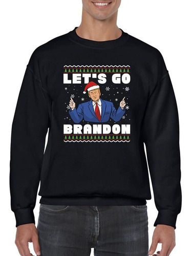 Sudadera Navideña Lets Go Brandon Unisex