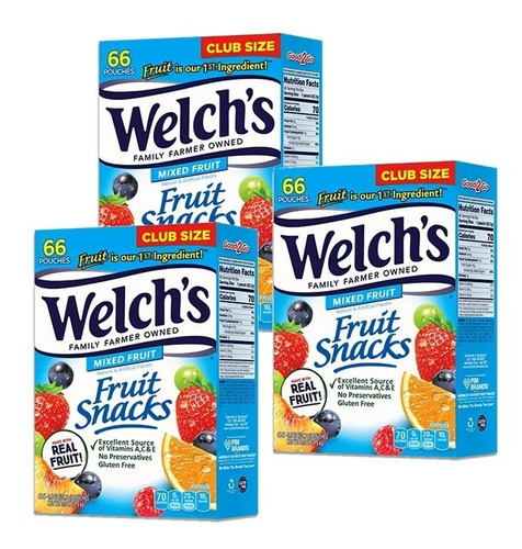 Gomas Welch´s De Frutas Mixtas X 3 Und - g a $179