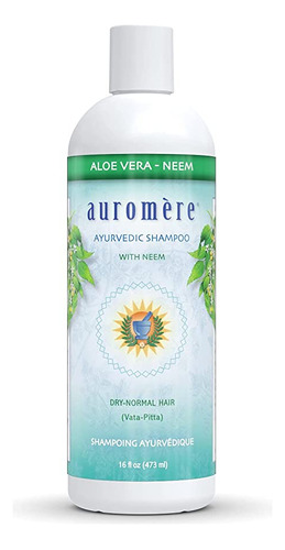 Auromere Champ&uacute; Ayurv&eacute;dico, Aloe Vera Neem &n.