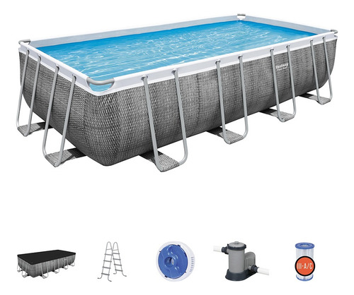 Alberca Estructural Bestway Power Steel Rectangular 549x274