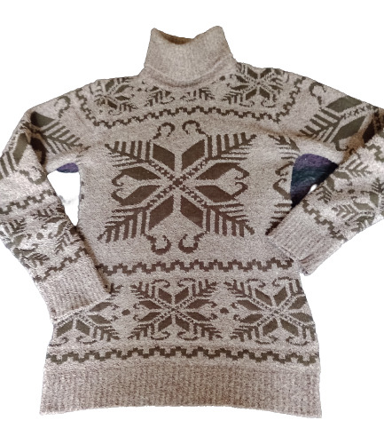 Polera Abrigada Símil Peluche Talle 40 S